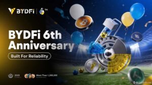 BYDFi celebrates its 6th anniversary