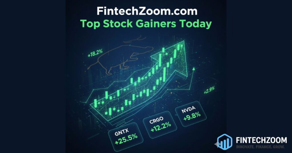 FintechZoom.com Top Stock Gainers Today