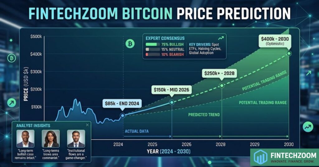 FintechZoom Bitcoin Price Prediction