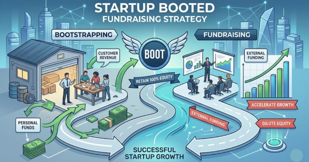 startup booted fundraising strategy